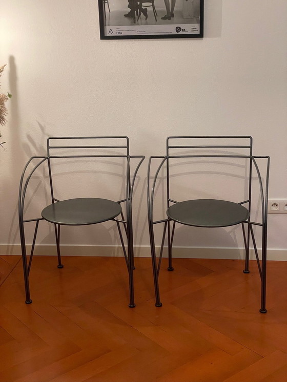 Image 1 of 2x Chaises Lune D'Argent van Pascal Mourgue