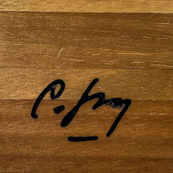 Image 1 of Vintage Scuderia tafel door Carlo Scarpa voor Bernini, 1977