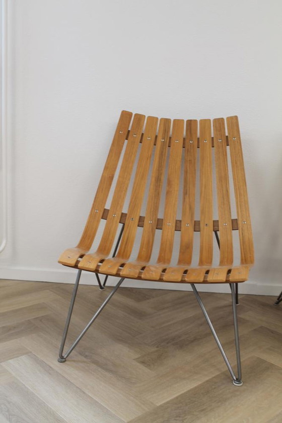 Image 1 of Scandia Stoelen houten set van 2