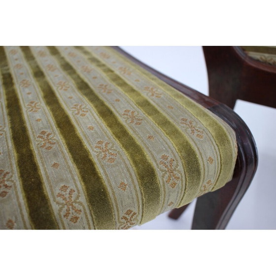 Image 1 of Set van 4 vintage Art Deco eetkamerstoelen, jaren 1940