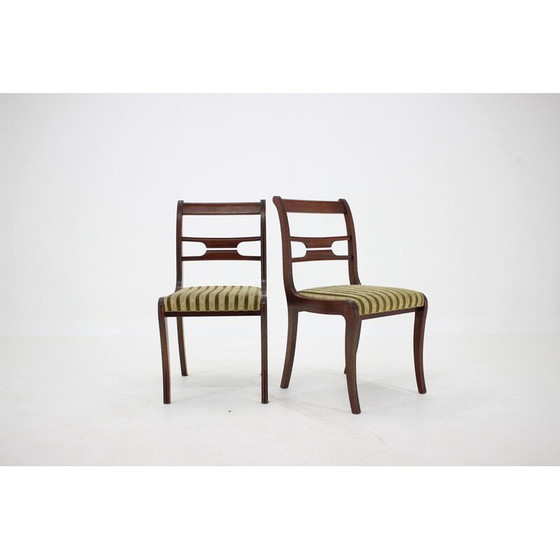 Image 1 of Set van 4 vintage Art Deco eetkamerstoelen, jaren 1940