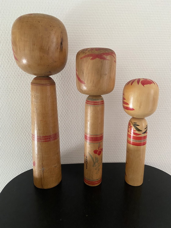 Image 1 of Vintage Kokeshi set