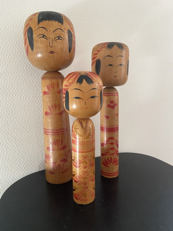 Image 1 of Vintage Kokeshi set