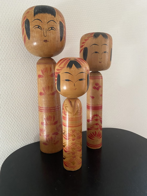 Image 1 of Vintage Kokeshi set