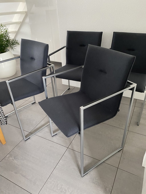 4x Arco frame stoelen