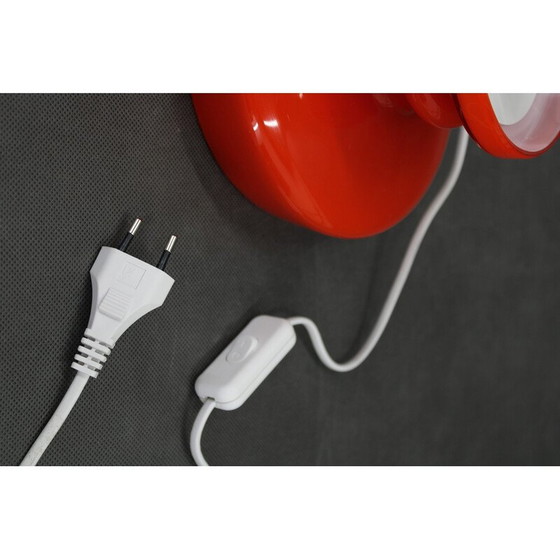 Image 1 of Vintage paddestoel tafellamp in opaline glas van Stepan Tabery, Tsjecho-Slowakije 1970