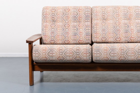 Image 1 of Minimalistische Italiaanse Mid Century Moderne 3-zits architectonische sofa, jaren 1960