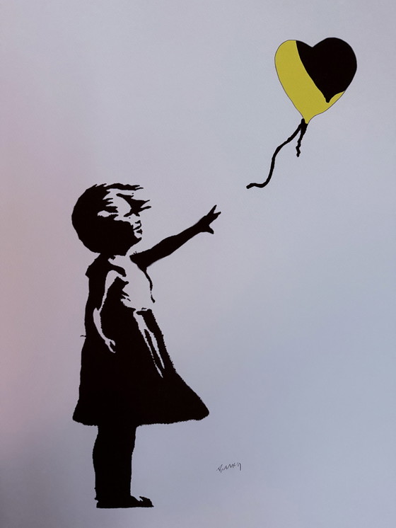 Image 1 of Banksy: “Balloon Girl” 70/150.