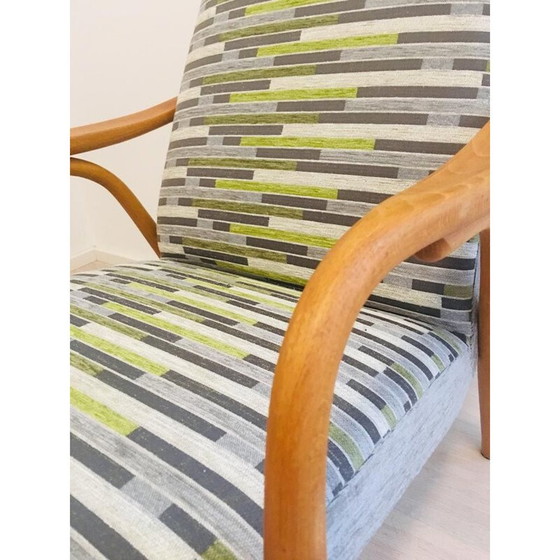 Image 1 of Vintage grijze fauteuil van Antonin Suman voor TON, 1960