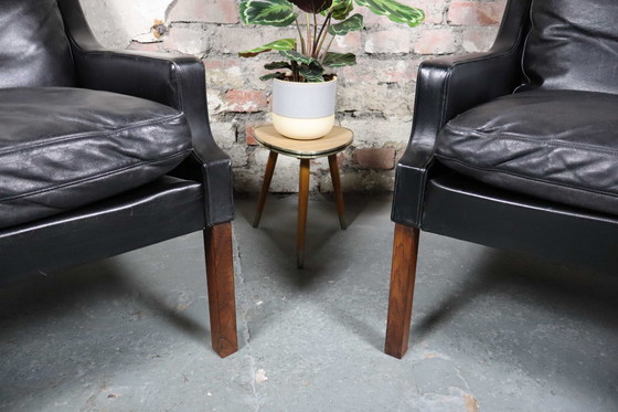 Image 1 of 2x Rud Thygesen VP 66 Mid Century Loungestoel voor Vejen Polstermøbelfabrik