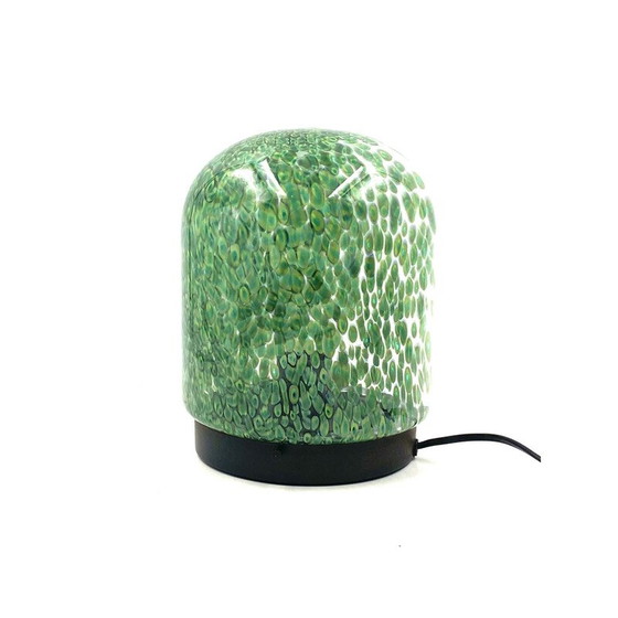 Image 1 of Vintage 'Neverrino' geblazen glazen tafellamp door Gae Aulenti voor Vetreria Vistosi, Italië 1970
