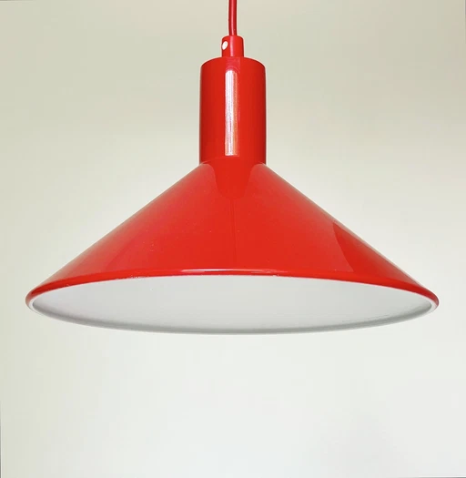 Vintage Deens Design Lamp ‘Super Light’ rood