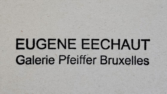 Image 1 of Eugene Eechaut 1928-2019 Paar projecten over 1960 / Galerie Pfeiffer