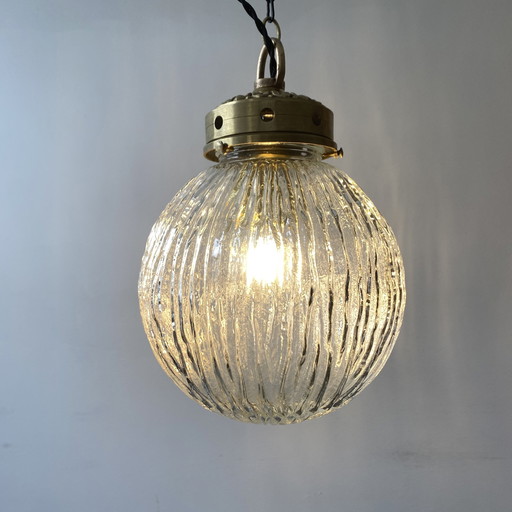 Antieke Art-Deco Xl Vintage Hanglamp