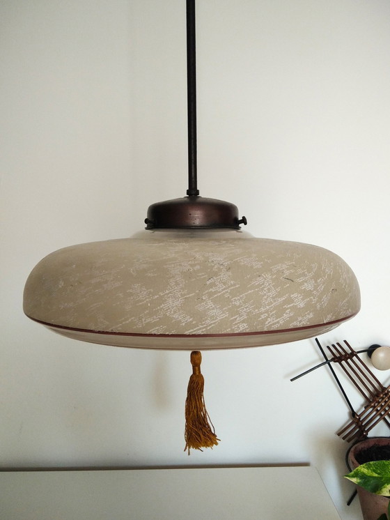 Image 1 of Art Deco Hanglamp Met Kwastje Uit 20'S-30'S