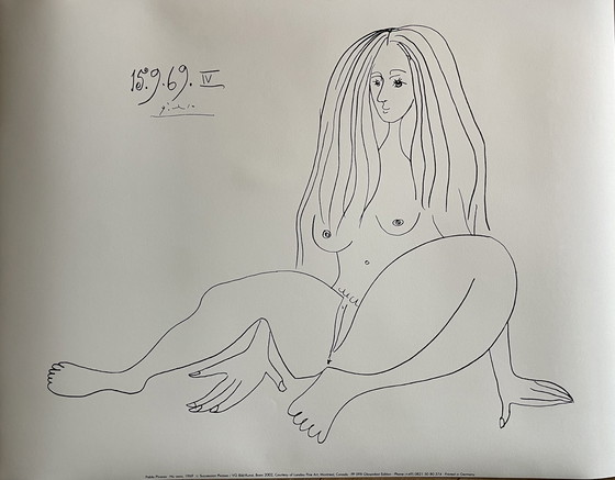 Image 1 of Pablo Picasso (1881-1973), Nu assis, 1969, Copyright Sucession Picasso/ VG Bild Kunst Bonn 2002, Gedrukt in Duitsland