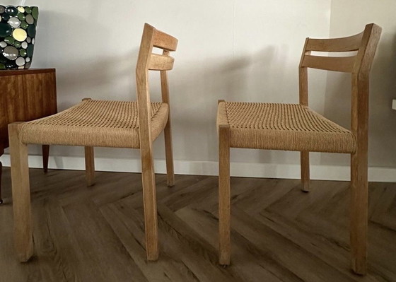 Image 1 of 4x Jl Møller Eetkamerstoelen