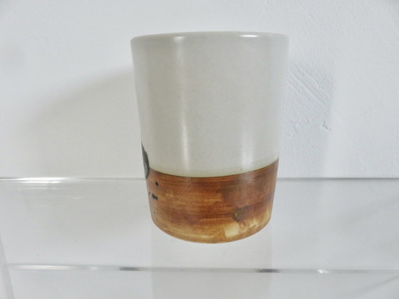 Image 1 of Steengoed vaas "Poterie De La Colombe" Vallauris, Frankrijk, 1960