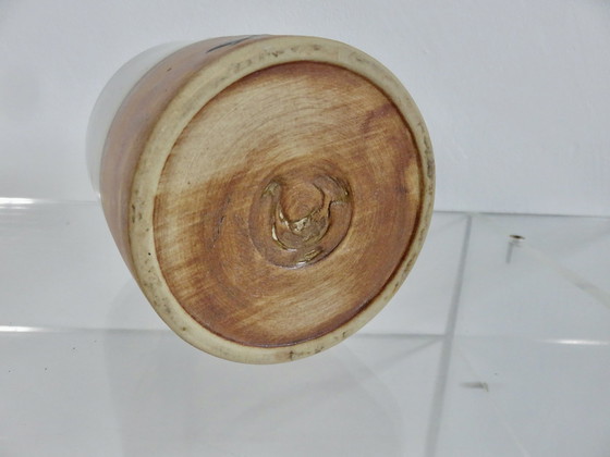 Image 1 of Steengoed vaas "Poterie De La Colombe" Vallauris, Frankrijk, 1960