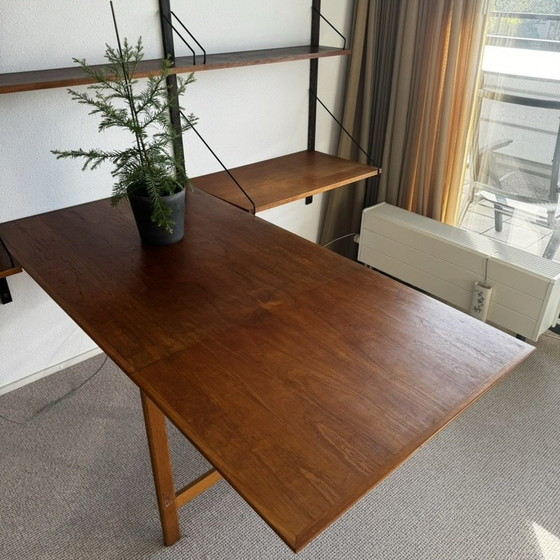 Image 1 of Xxl Poul Cadovius Wandsysteem Teak Met Tafel