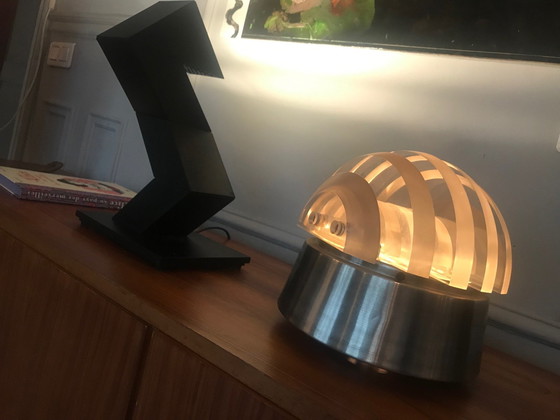 Image 1 of Tafellamp - Lampe De Sol Vintage - Ruimtetijdperk - 1970