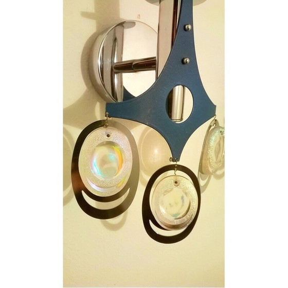 Image 1 of Paar vintage Italiaanse wandlampen, jaren 1960