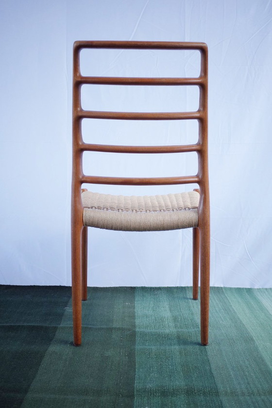 Image 1 of 4 X Deense Niels O. Møller teakhouten stoelen model 82