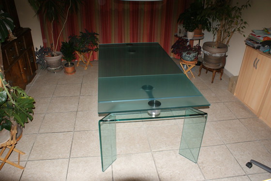 Image 1 of FIAM Ray Plus glazen uitschuifbare eettafel