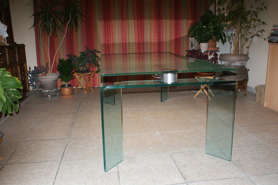 Image 1 of FIAM Ray Plus glazen uitschuifbare eettafel