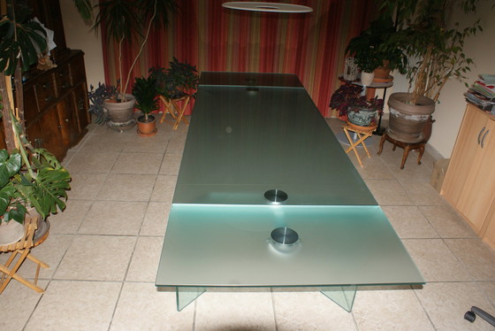 Image 1 of FIAM Ray Plus glazen uitschuifbare eettafel