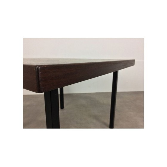 Image 1 of Vintage salontafel in palmhout marqueterie van Dieter Waeckerlin, Zwitserland