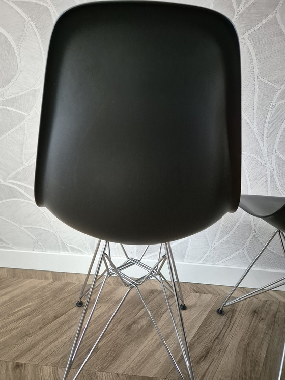 Image 1 of 3x Vitra DSR stoelen by Charles & Ray Eames stoel