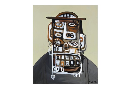 Schilderij - Le Fils Du Pêcheur - Skepa - Hedendaagse kunst - Street Art - 2022