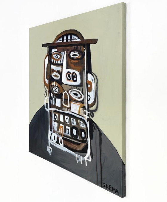 Image 1 of Schilderij - Le Fils Du Pêcheur - Skepa - Hedendaagse kunst - Street Art - 2022