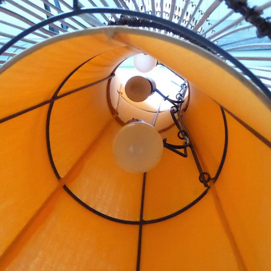Image 1 of Vintage Kobe vloerlamp in bamboestrips