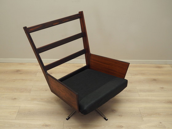 Image 1 of Office leren fauteuil, Deens ontwerp, 1970S, Productie: Denemarken