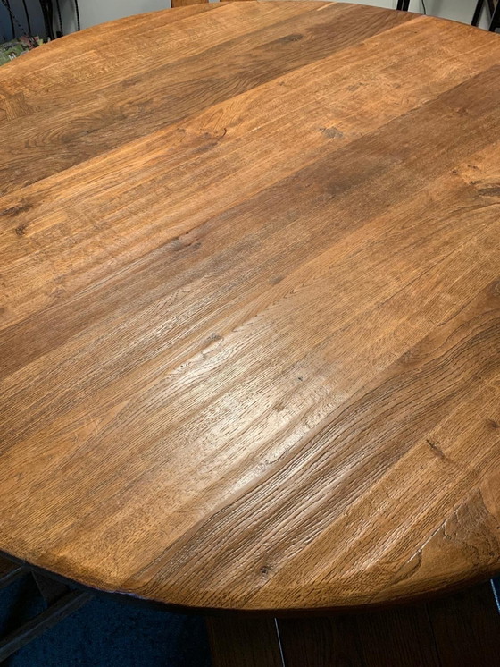 Image 1 of De Puydt Eettafel En 6 Stoelen 