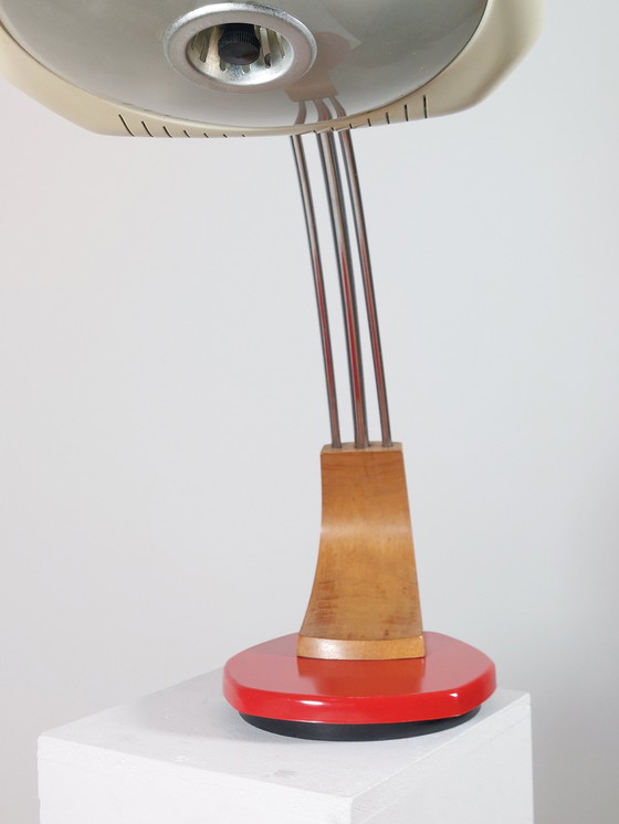 Image 1 of Vintage Mid Century Fase Falux Design Lamp Ruimtetijdperk
