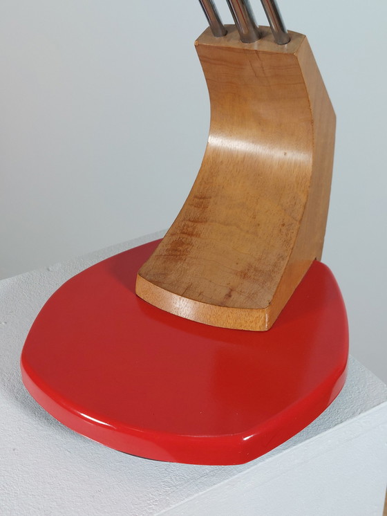 Image 1 of Vintage Mid Century Fase Falux Design Lamp Ruimtetijdperk