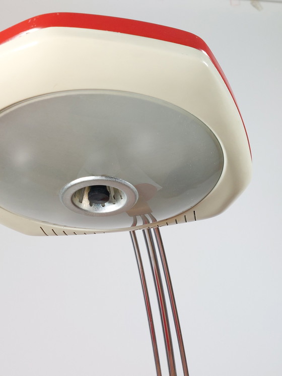 Image 1 of Vintage Mid Century Fase Falux Design Lamp Ruimtetijdperk