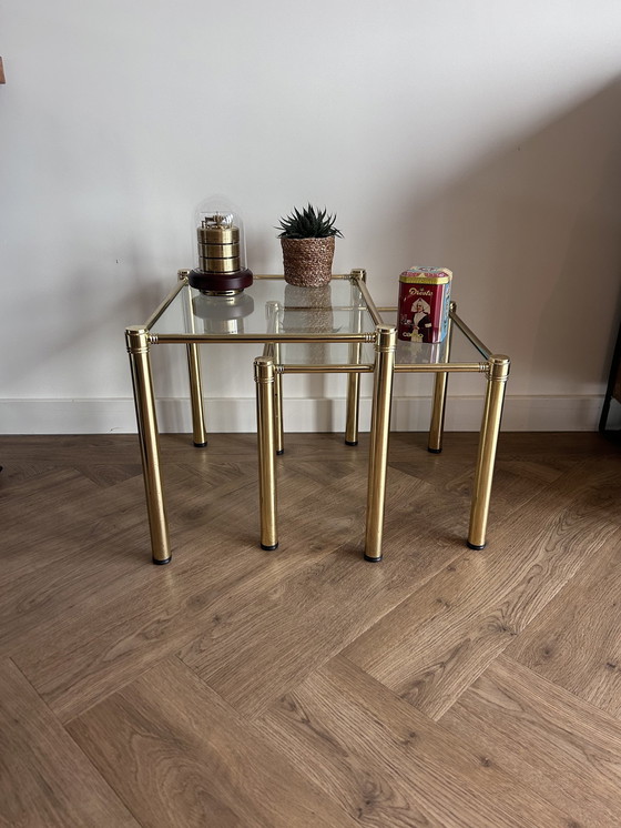 Image 1 of Miniset/Nesting Tables Hollywood Regency