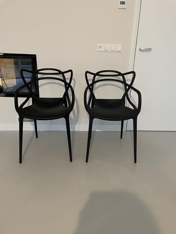 Image 1 of Kartell Stoelen Zwart