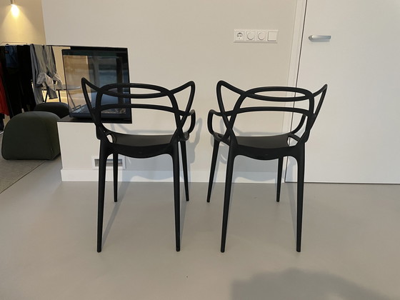 Image 1 of Kartell Stoelen Zwart