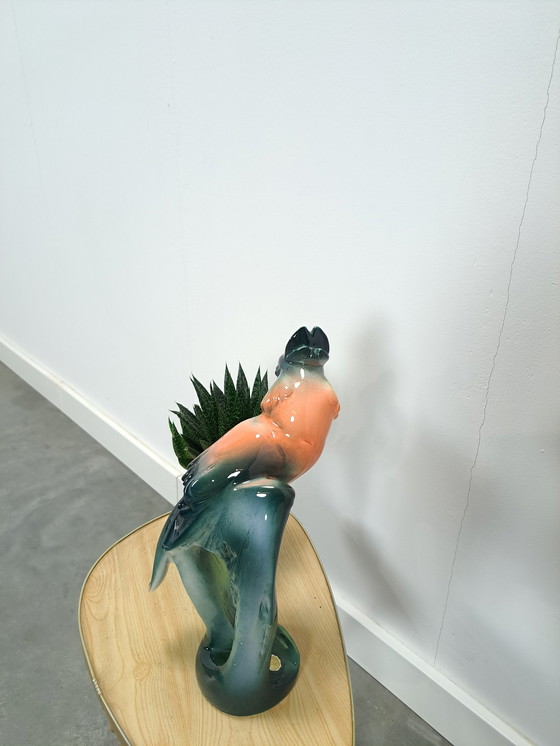 Image 1 of Vintage porseleinen beeld kaketoe