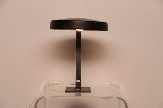 Image 1 of Bureaulamp in zwart metaal van Louis Kalff voor Philips - NL - jaren 50