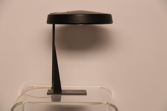 Image 1 of Bureaulamp in zwart metaal van Louis Kalff voor Philips - NL - jaren 50