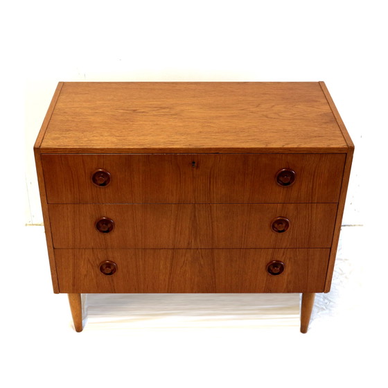 Image 1 of Vintage ladekast met 3 lades