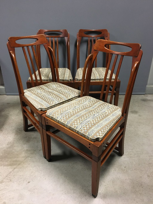 Set of 4 dining chairs by Frits Schuitema for Schuitema & Zonen