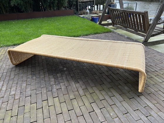 Image 1 of Vintage rotan daybed
