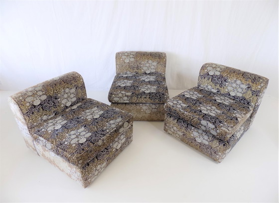 Image 1 of 3x vintage modulaire stoelen